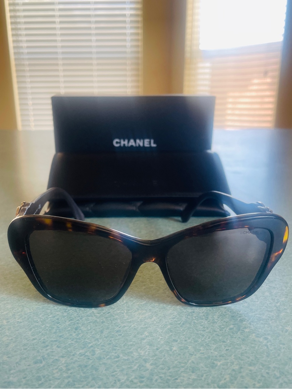 Chanel CC Crystal Sunglasses